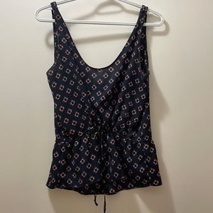 Zara “yachtie” peplum top